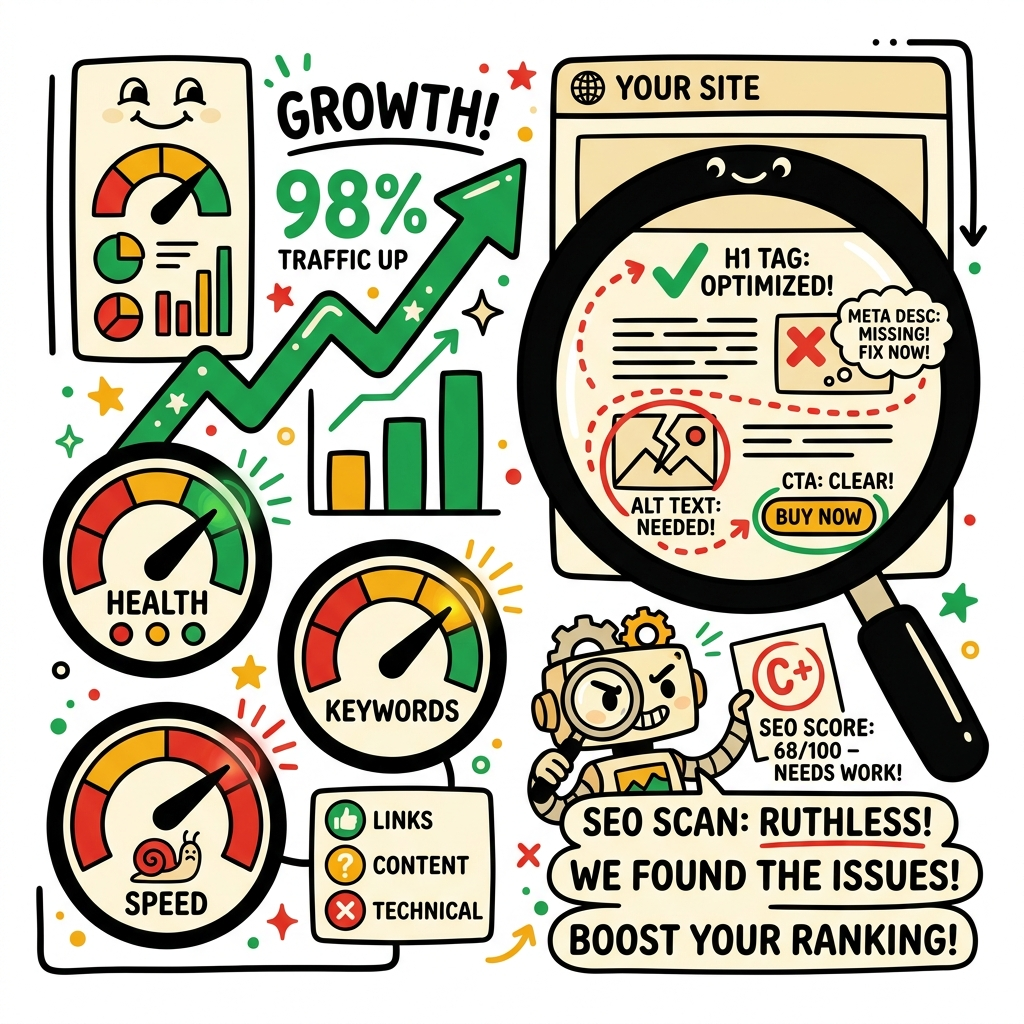 We measure your site. Ruthlessly.